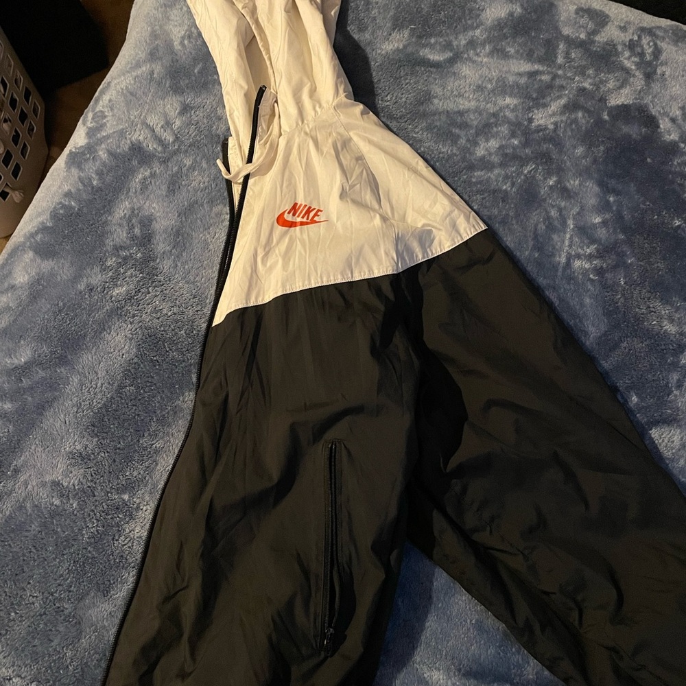 Nike Black and White Track Pants